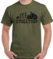 MOTORBIKE Evolution Funny Biker Motorcycle Indian Harley Bike Unisex T-shirt L