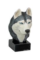 Sibiro haskis, čiukča - tapyta figūrėlė, statula, figūrėlė, pagaminta menininko, prekės ženklas Art-Dog