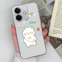 For Oppo A3x K12x Realme Narzo N63 13 Pro Plus Pro+ Phone Cover Case Cartoon Owl Cat Pattern Bumper Soft Silicone Camera Protection High Quality Shell Oppo A3x 4G