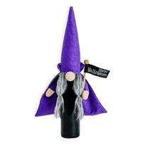 Halloween Wine Bottle Cover  Decoration Black Witch, Wine Bottle Cover Decoration Gift Table Decoration One Size
