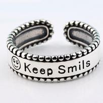 Fairy Keep Smiley Good Mood Wedding Bands Christmas Gift Rings For Women Accessories Western Korean Jewelry Moda Mujer