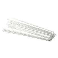 Palapinės kaiščiai 15 cm 2,5 mm Camping cinkuoto plieno vinis 20cm white