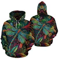 3d Full Printed Dragonfly Graphic Hoodie For Men Spring Autumn Oversized Pullover Hoodies Sudadera Hombre Mens Sweatshirt Tops 6XL purple