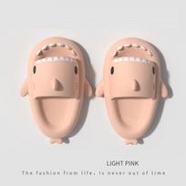 fashion Shevalues Fashion Shark Sandals Summer Casual Beach Slippers Women And Men Soft Sole Sandals Couple Outdoor Lightweight Slides 36-37(22.5-23cm)