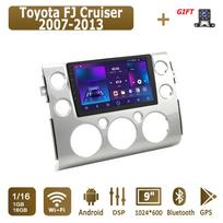 Android Carplay Car Radio For Toyota FJ Cruiser 2007-2013 Multimedia Player Head Unit Stereo GPS Navigation BT WIFI 4+64GB 1+16GB white