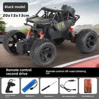 Naujas 1/12 Rc elektrinis automobilis 4WD, atsparus kritimui, šešių ratų 2.4G pavaros lenktyninis nuotolinio valdymo automobilis, krosas, laipiojimas, vandens purkštukas, dovana vaikui 21cm juoda