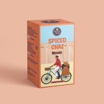 Karma Kettle Masala Chai Premix Instant Tea Box brown