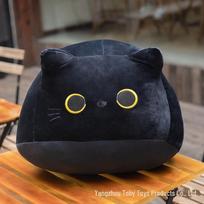 Juodo katino pliušinė pagalvė - Mielas kačiukas Vaikams Žaislas Dovana 18cm 120g