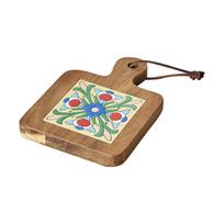 Solid Wood Tile Insulated Pot Mat Vintage Home Placemat Casserole Mat Heat Resistant Kitchen Table Mat One Size