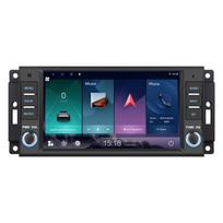 2Din Automobiliui Android stereo GPS grotuvui Ram Challenger Jeep Wrangler JK galvos blokui Single Radio BT carplay multimedija 2+32G carplay