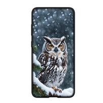 for Samsung Galaxy S24 S23 iPhone 16 15 14 Xiaomi Redmi Note 13 12 11 10 8 Plus 9 Pro 14C A16Max X XR Phone Case Cartoon Bird Owl OPPO Huawei Cover for Redmi 9C NFC lubų spalva