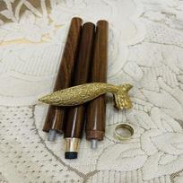 Wooden Walking Stick Cane Disassemble Into Three Parts Premium Walking Stick Unique Gift For Men