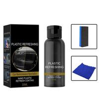 Plastikinė gaivinanti plastikinė atgaivinanti dangos priemonė Nano plastikinė gaivinanti danga plastikinių dalių atnaujinimo priemonė 30ml black