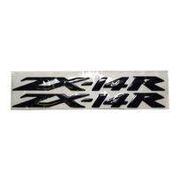 Motociklo 3D emblemos ženklelio lipdukas, bako rato ZX14R lipdukas, minkštas, atspindintis lipdukas, skirtas Kawasaki Ninja ZX14R ZX14R Black white