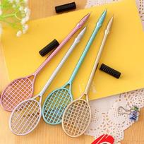 Kūrybingos badmintono raketės formos, neutralios juodos spalvos rašiklio mokinių mokymosi reikmenys 1 piece