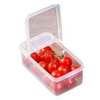 500/600ML Maisto laikymo dėžutė Skaidri Dvi sekcijos 90 laipsnių atsidarantis dangtelis Sukraunama Šaldytuvo organizatorius Piknikas Daržovės A