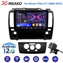 2din DSP Android 12 Car Radio For Nissan Tiida C11 2004-2013 Carplay Navigation GPS Multimedia Video Player Stereo DVD Car Audio 1GB+32GB carplay