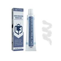 30/50 ml skysta izoliacinė juosta, naudojama ugniai atspariai laidų ir kabelių terminei juostai, atspari vandeniui, atspari UV spinduliams 30ml balta