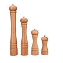 Ibili 773316 Natural Moulin à poivre en bois marron clair 15 cm