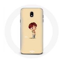 Coque pour Samsung Galaxy J7 2017 BTS TinyTAN Animation Suga - Maniacase juoda