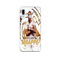 Coque Maniacase pour Samsung Galaxy A30 Kylian Mbappe Real Madrid wallpaper celebration