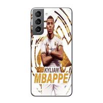 Coque Maniacase pour Samsung Galaxy s22 Plus 5g Kylian Mbappe Real Madrid wallpaper celebration