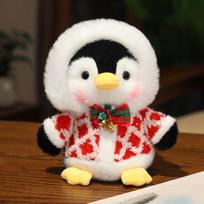 2024 m. Kalėdų mielas pingvinas pliušinis žaislas vaikams mergaičių dovana Linksmų Kalėdų dekoras namams Kalėdų papuošalai Navidad 2025 Laimingų Naujųjų Metų 22CM white
