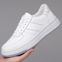 Madingi Madingi Odiniai Platforminiai Batai Vyrams Dizainerio Laisvalaikio Minkštas Padėklas Lauko Vyriški Sportbačiai Pavasaris Ruduo Zapatillas Hombre 38 white