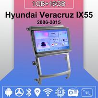 Automobilio radijas Android Auto Carplay, skirtas Hyundai Veracruz IX55 2006-2015 Multimedijos grotuvo galvos blokas Stereo GPS navigacija BT WIFI 1+16GB 1+16GB