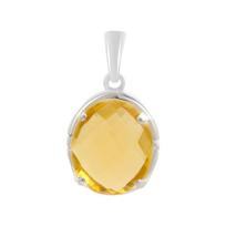 Sidabrinis pakabukas su citrinu nano 3.917ct (2170396) gintaras