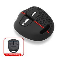 Silicone Remote Key Case for Mitsubishi Evolution Lancer EX Grandis Outlander Triton Pajero ASX Keychain Protected juoda