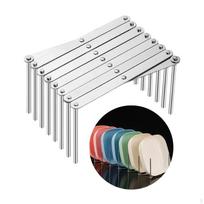 Dish Drainer Folding Sturdy Single Tier Easy Clean Kitchen Organizer Holder L white