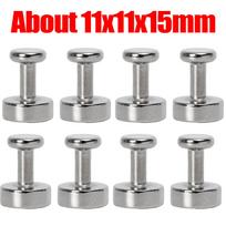 Mini itin stiprūs magnetiniai stūmimo kaiščiai Neodimio magnetas Šaldytuvas Virtuvė Baltosios lentos Namų virtuvė Magnetiniai nykščio kaiščiai Kabliukas 2PCS