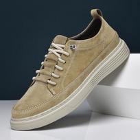 Fashion 2024 New Spring Men's Sneakers Designer Replica Breathable Shoes Round Toe Light Board Trendy All-match Sports and Leisure Shoes 38 chaki