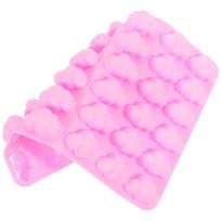 36PCS Cloud Silicone Mold Baking Multi function Chocolate Candy Jelly Mould Lovely Household Kitchen Baking Tools pink