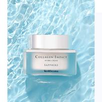 WellDerma sapphire collagen impact hydro cream 50g, Nourishing, Moisturizing, Korean Cosmetics, Kbeauty, sample