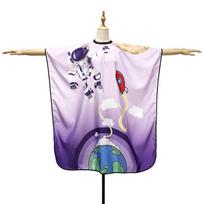 Salon Children Haircut Apron Waterproof Cartoon Pattern Hairdressing Cloth Cape Professional Barbershop Styling Accessories