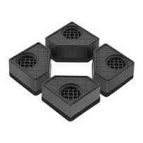 4Pcs Washing Machine Height Increase Pads Anti Pads Silent Skid Raiser Mat Refrigerator Dryer Support Stand 4.5CM CHINA black