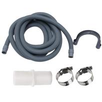 4 Pcs Washing Machine Drainage Pipe Hose,Washer Drain Hose for Washing Drainage Pipe,with U Shape Holder,5 Feet Long CHINA gray