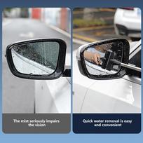 Įtraukiamas galinio vaizdo veidrodėlio valytuvas Automobilio galinio vaizdo veidrodėlio valytuvas Mažas valytuvas langų valymui Automobilio veidrodėlio lietaus lašų valiklis juoda