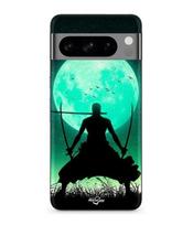 Case - MANIACASE - Google Pixel 8a Pro - Silicone - Black - Roronoa Zoro Sword juoda