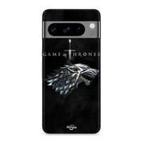 Coque - MANIACASE - Google Pixel 8a Pro - Souple - Noir - Game Of Thrones House Stark juoda