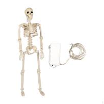 Halloween Skeleton Decorations Realistic Human Bones for Yard Outdoor Indoor white
