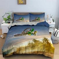 Motocross Off-road Race Motorcycle Dirt Bike Rider Bedding Set,Girls Adult Single Twin Queen Size,Duvet Cover Pillowcase Bedding 135X200cm white