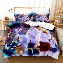 Ben-To Bedding Set Single Twin Full Queen King Size Bed Set Adult Kid Bedroom Duvetcover Sets 3D Print Anime Bed Sheet Set 70x133cm 2pcs