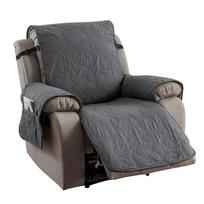 1 Seater Recliner Sofa Cover Stretch Single Armchair Relax Slipcover Non-Slip Sofa Chair Cover Couch Pet Protector Mat M beige