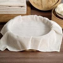 1Pc Absorbent Filter Cloth Square Locking Edge Beancurd Cloth Cheese Soybean Milk Filtration Edible Filter Gauze Steamer Mat gray