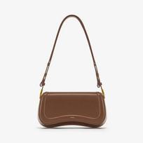Women's Fashion Adjustable Crossbody Elegant Bag Retro Underarm Saddle Bag white