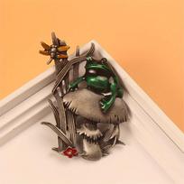 Rhinestone Brooch Dog Frog Flower Pin Luxury Crystal Sparkling Decorative Clothing With Badge Corsage