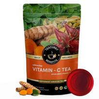 Teacurry Vitamin C Tea (1 Month Pack | 100 gram Loose) - Helps get Glowing Skin and Shilky Hair | Assists with Bones & Vessels beige